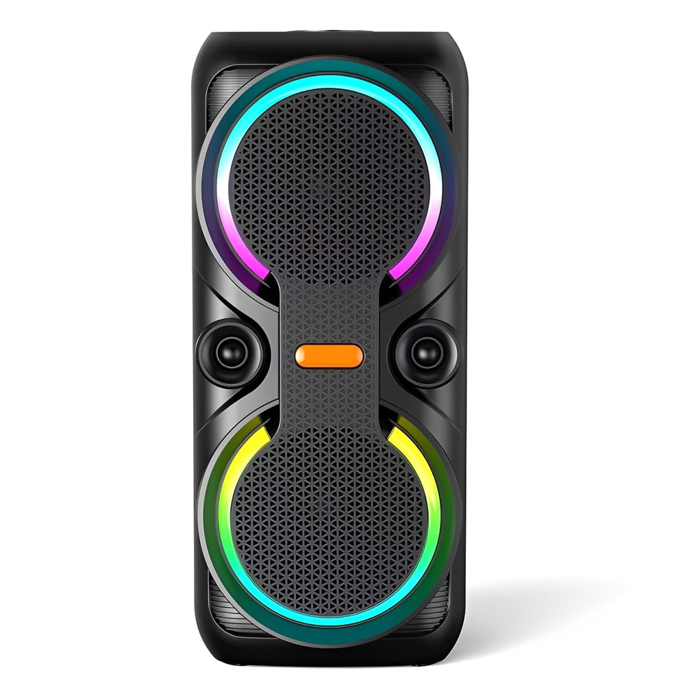 United SPK2612 Bluetooth-højttaler med RGB-lys / Festhøjttaler / Bærbar højttaler