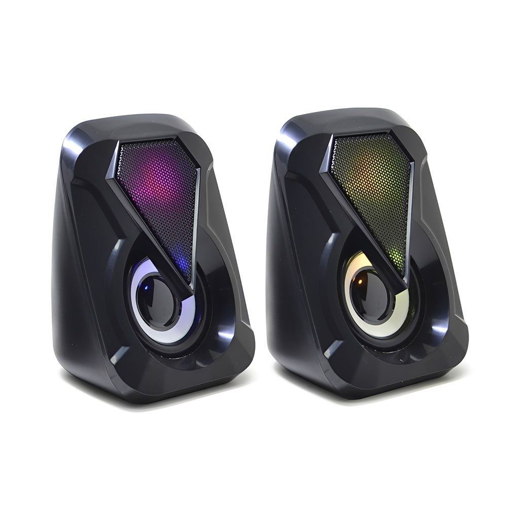 United CS2654 Datorhögtalare med LED / PC-högtalare / Stereohögtalare med USB-ström