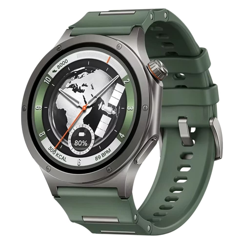 OnePlus Watch 4 5491100542 - Evergreen Titanium / Smartklocka / GPS-klocka med Wear OS