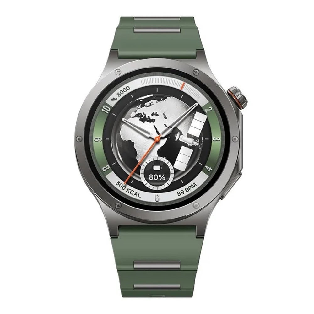 OnePlus Watch 4 5491100542 - Evergreen Titanium / Smartklocka / GPS-klocka med Wear OS