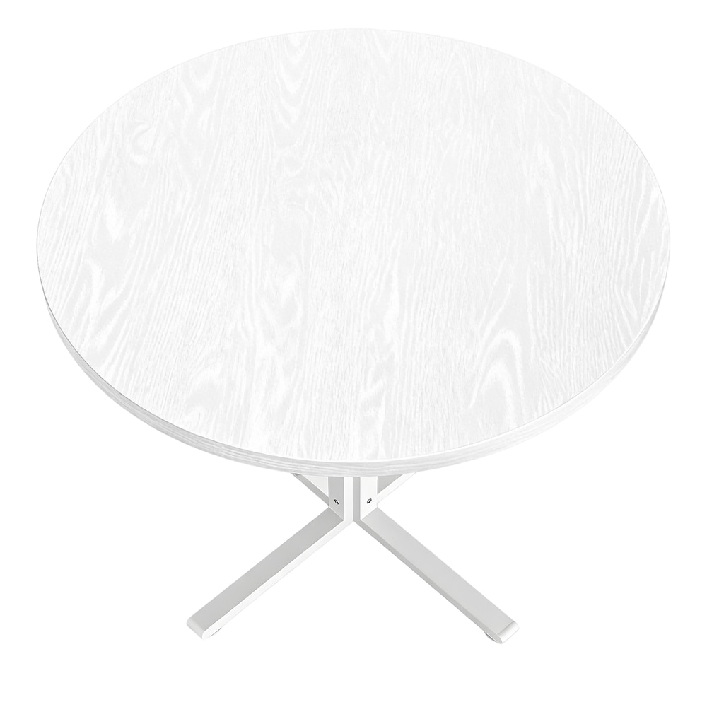 Runt matbord för 2-4 personer 80 cm - Vit