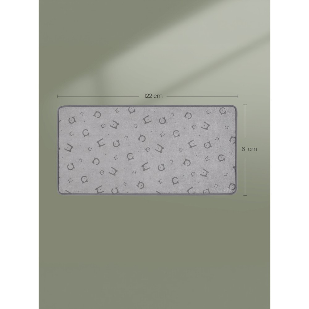 Pestävät, vedenpitävät lemmikkien alustat 122x61 cm, 2 kpl:n pakkaus – Harmaa / Pentumattoja / Virtsamattoja