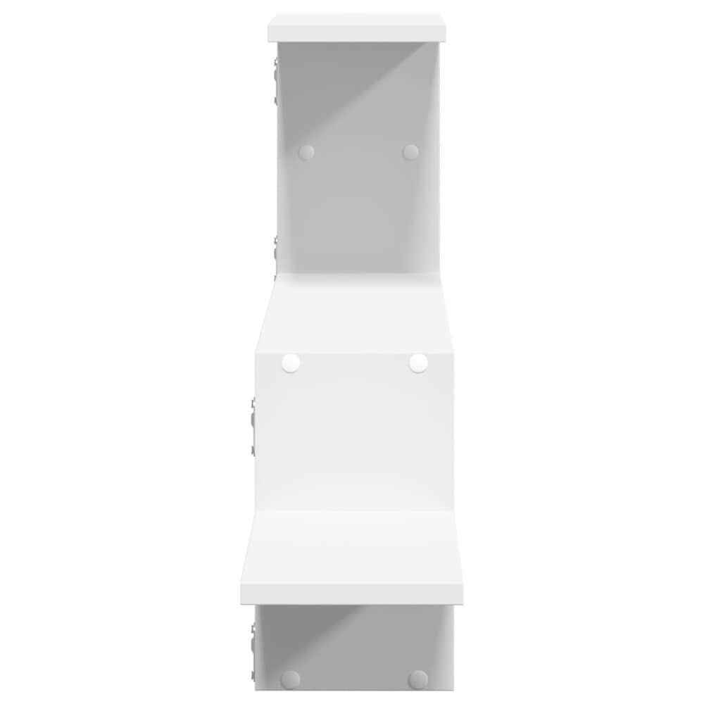 Vägghylla 104×15×49 cm / vägghängd hylla / hylla för väggmontering – Vit