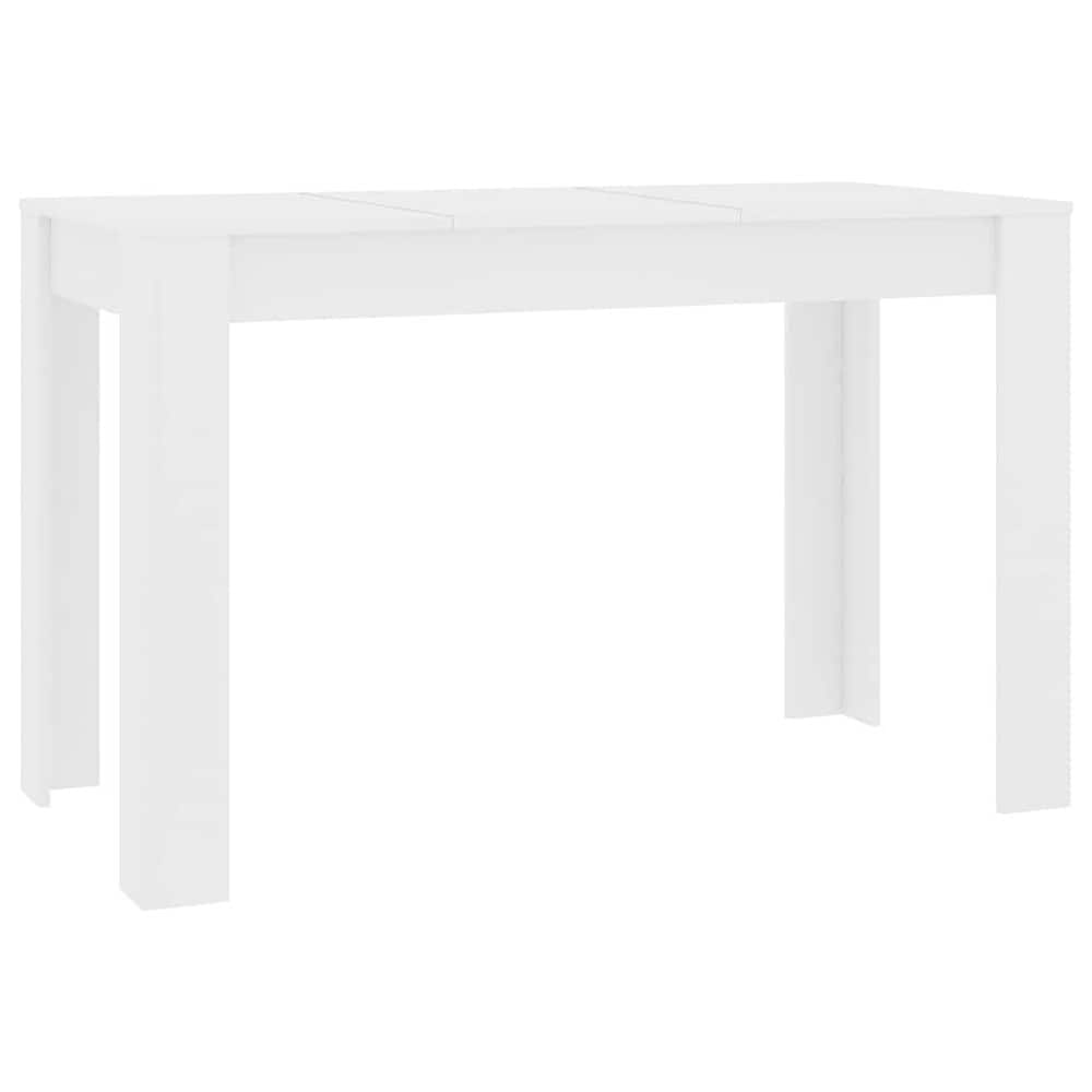 Matbord 120×60×76 cm / köksbord / rektangulärt bord – Vit
