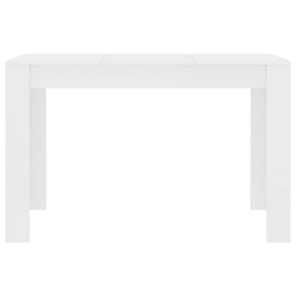 Matbord 120×60×76 cm / köksbord / rektangulärt bord – Vit