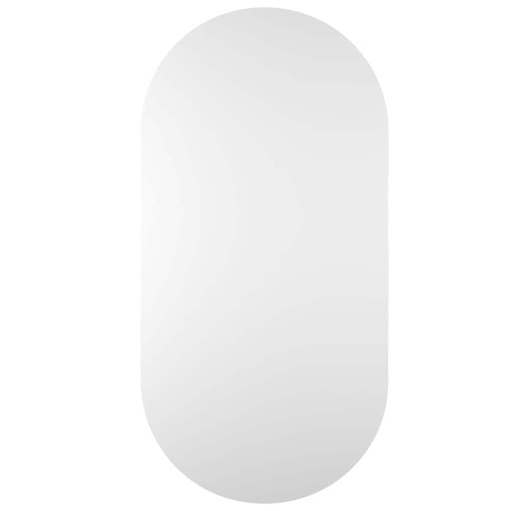 Oval spegel 100×50 cm / ramlös väggspegel
