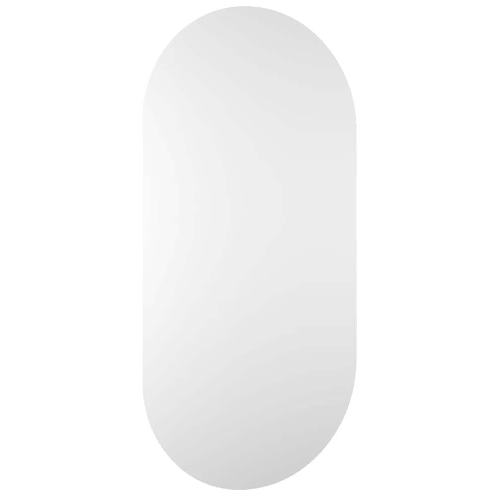 Oval spegel 100×50 cm / ramlös väggspegel