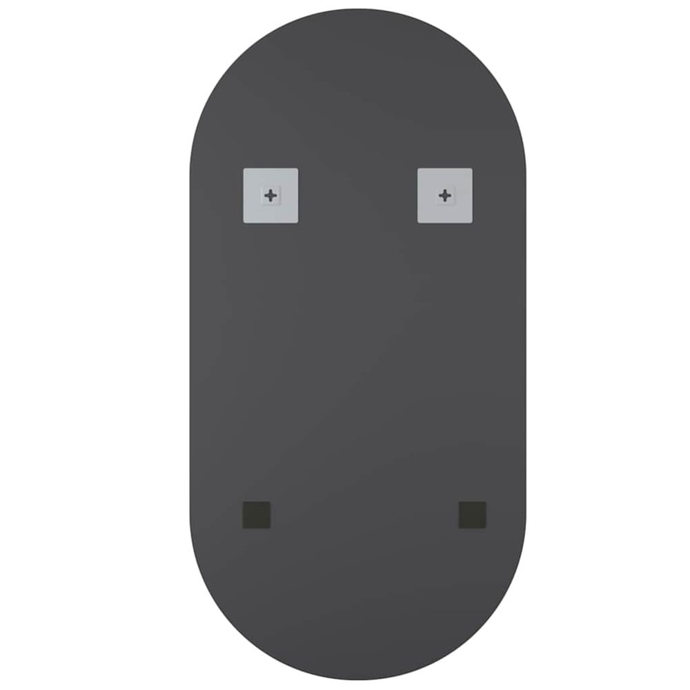 Oval spegel 100×50 cm / ramlös väggspegel