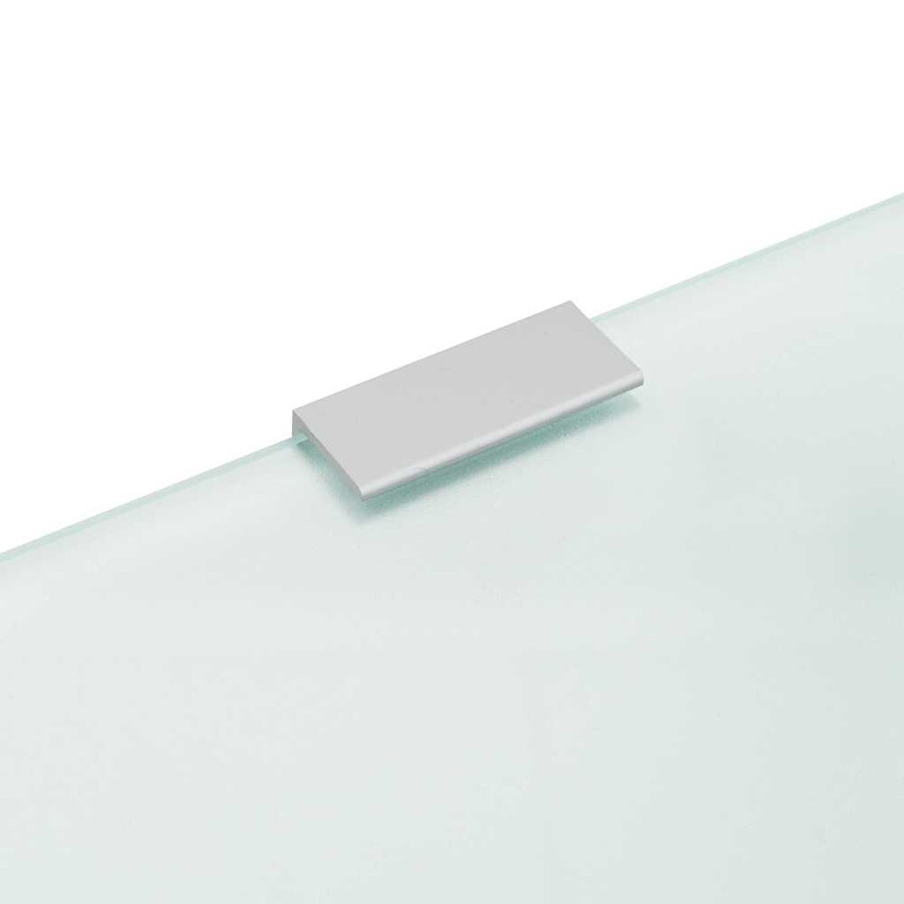 Urinoarvägg 90×40 cm / skiljevägg i härdat glas / insynsskydd – Halvtransparent
