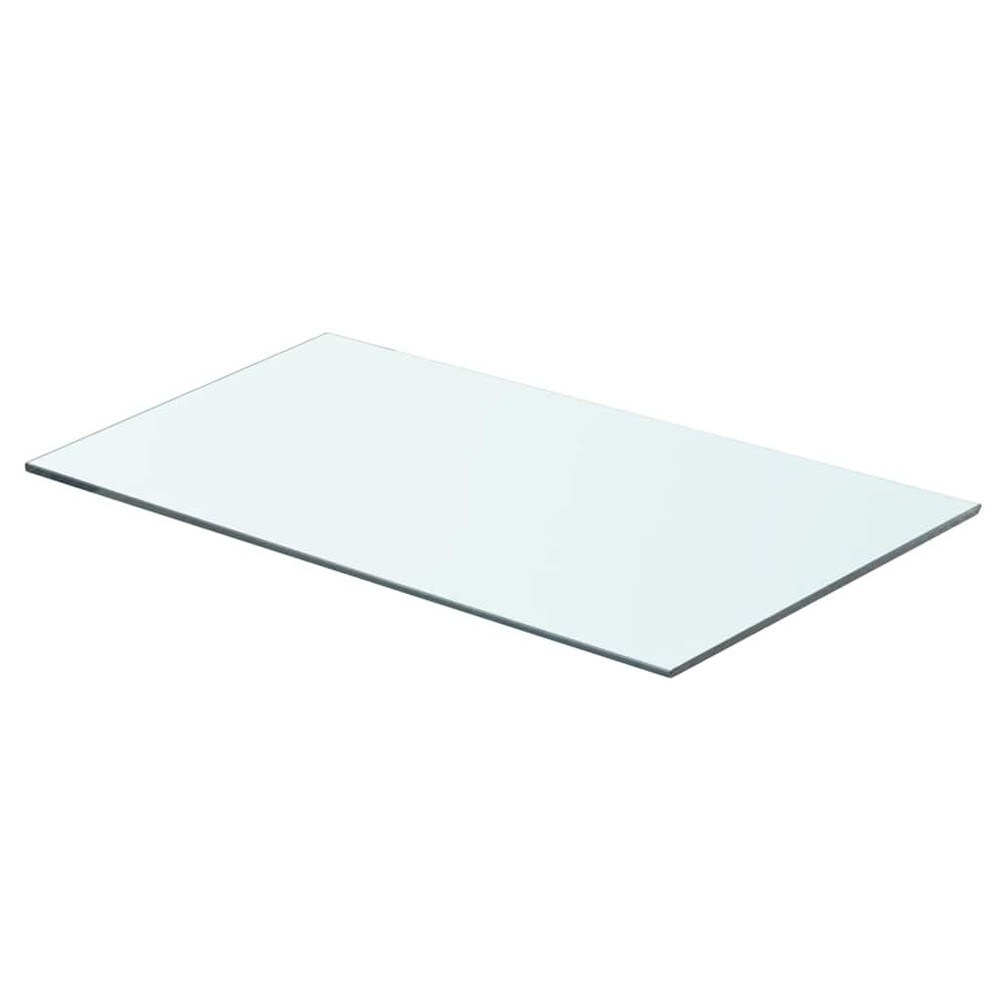 Glashylla 60×30 cm / hyllplan i härdat glas / vägghylla – Transparent
