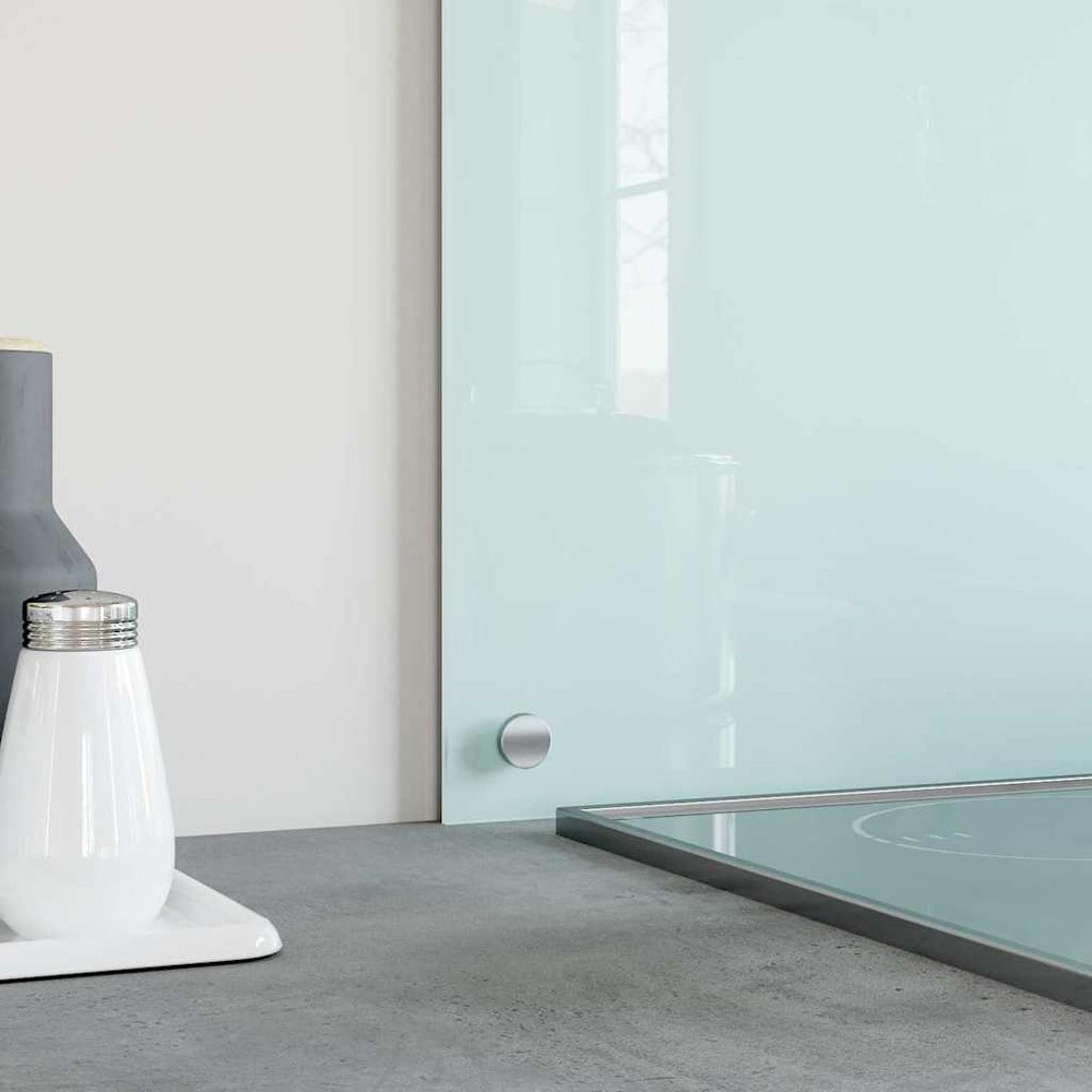 Stänkskydd i härdat glas 70×50 cm / skydd till köksvägg / väggskydd – Mjölkvit