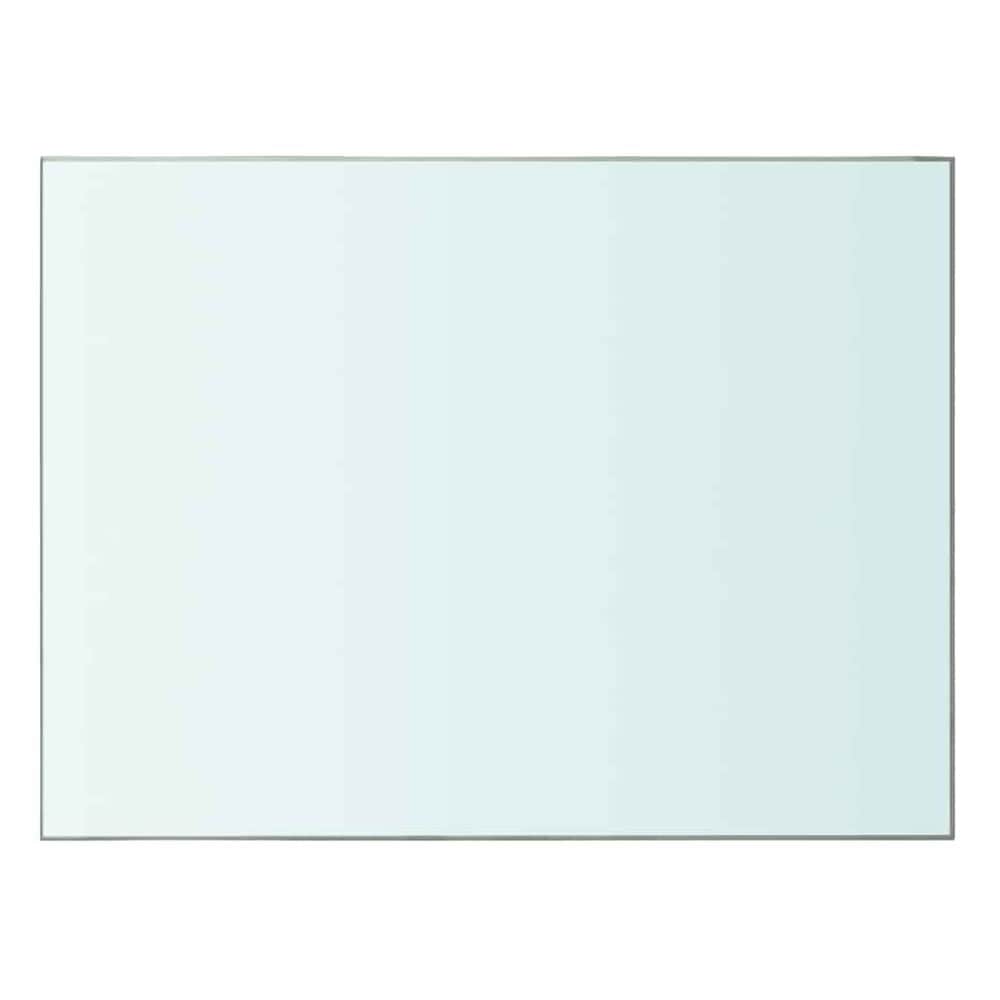 Glashylla 40×30 cm / hyllplan i härdat glas / vägghylla – Transparent