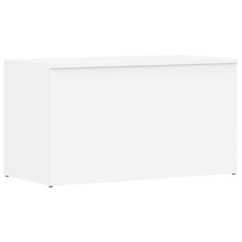 Förvaringskista 84×42×46 cm / förvaringslåda med lock / kista – Vit