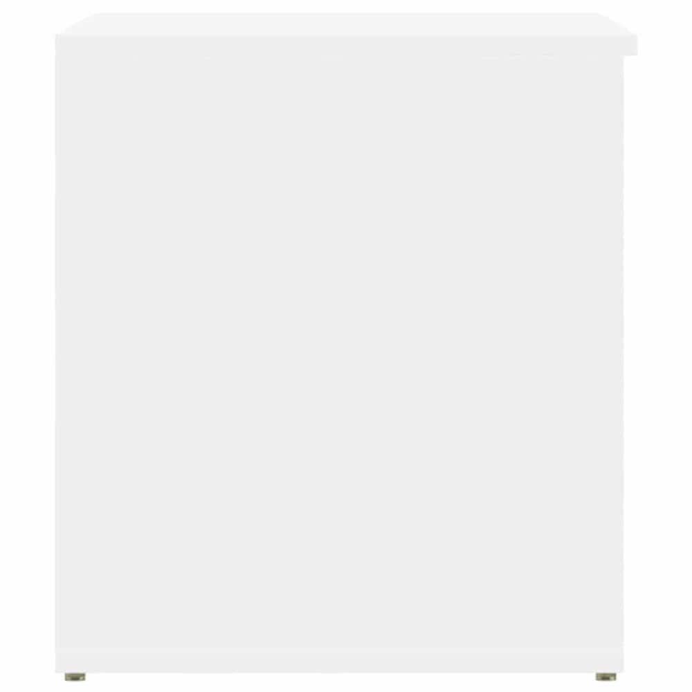 Förvaringskista 84×42×46 cm / förvaringslåda med lock / kista – Vit