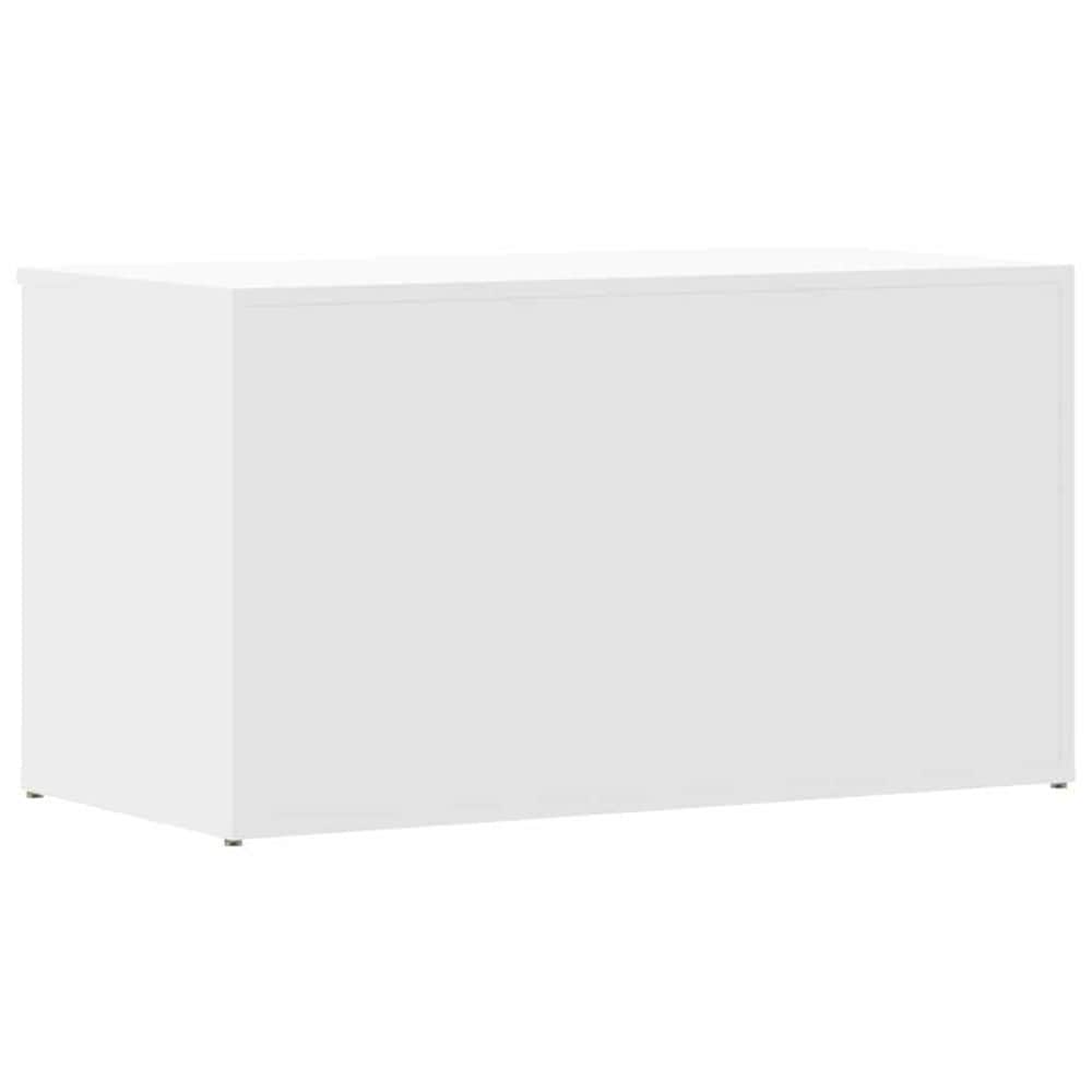 Förvaringskista 84×42×46 cm / förvaringslåda med lock / kista – Vit