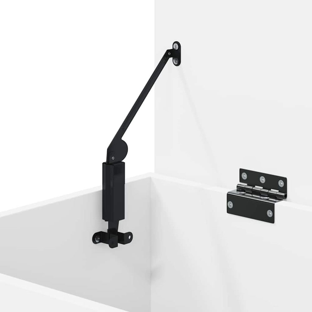 Förvaringskista 84×42×46 cm / förvaringslåda med lock / kista – Vit