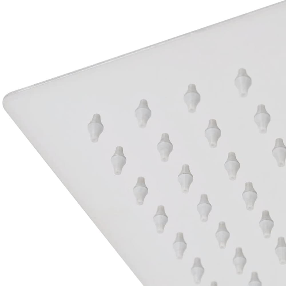 Takdusch 30×30 cm / fyrkantigt takduschhuvud med antikalkmunstycken – Rostfritt stål