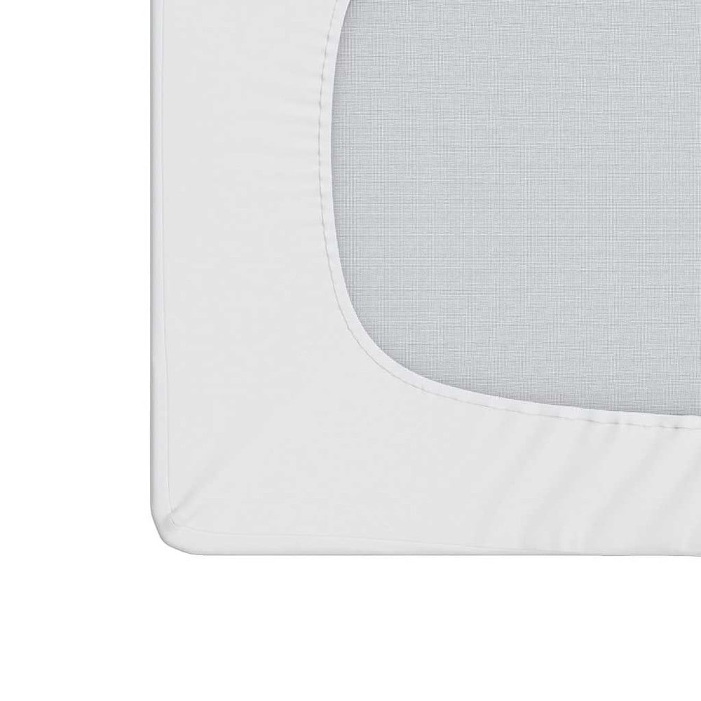 Vattentätt madrasskydd 80×200 cm / dra-på-skydd med elastisk kant – Vit