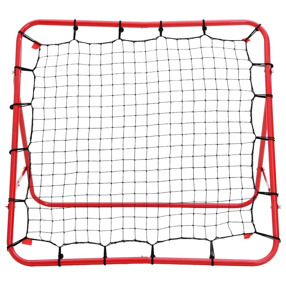 Fotballrebounder 100×100 cm / treningsnett for fotball / kickback-rebounder – Rød