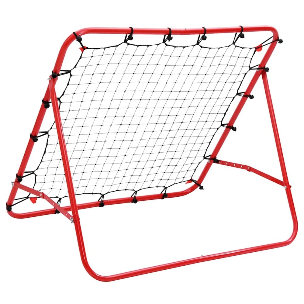 Fotballrebounder 100×100 cm / treningsnett for fotball / kickback-rebounder – Rød