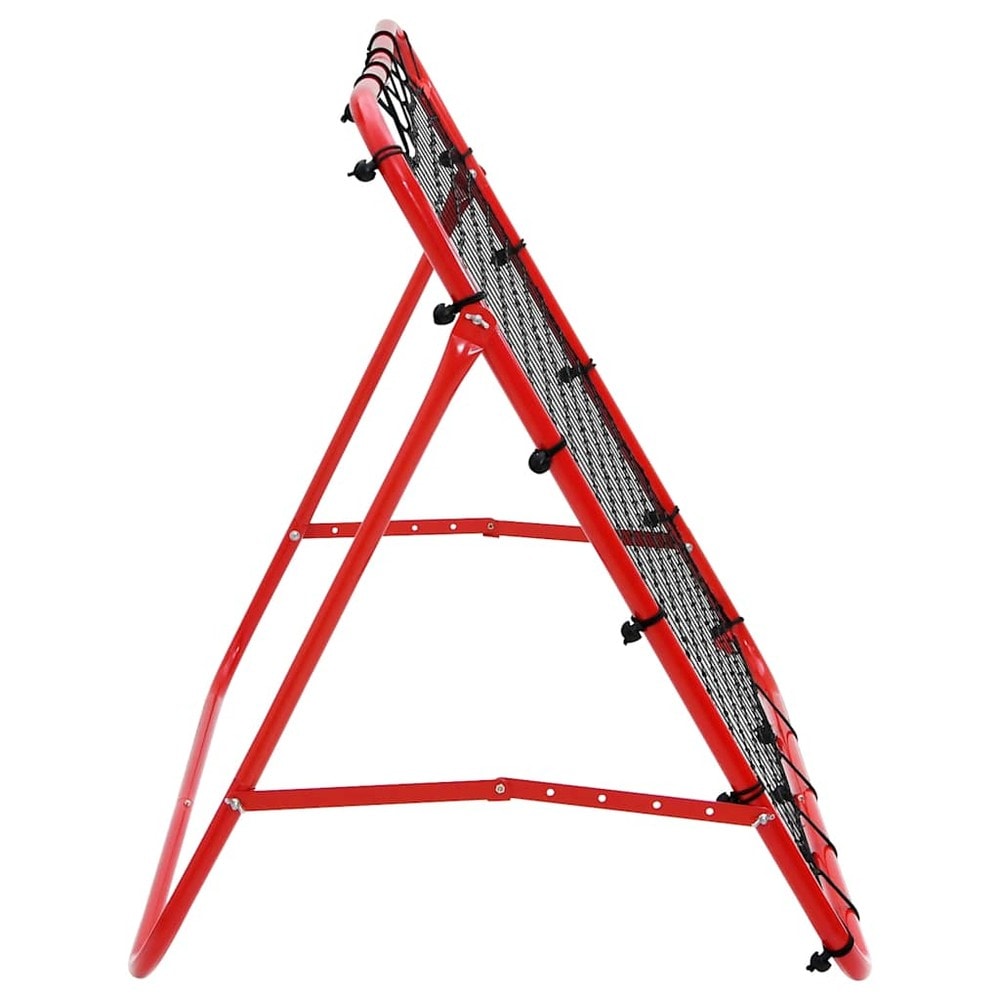 Fotballrebounder 100×100 cm / treningsnett for fotball / kickback-rebounder – Rød