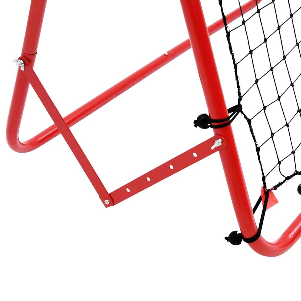 Fotballrebounder 100×100 cm / treningsnett for fotball / kickback-rebounder – Rød