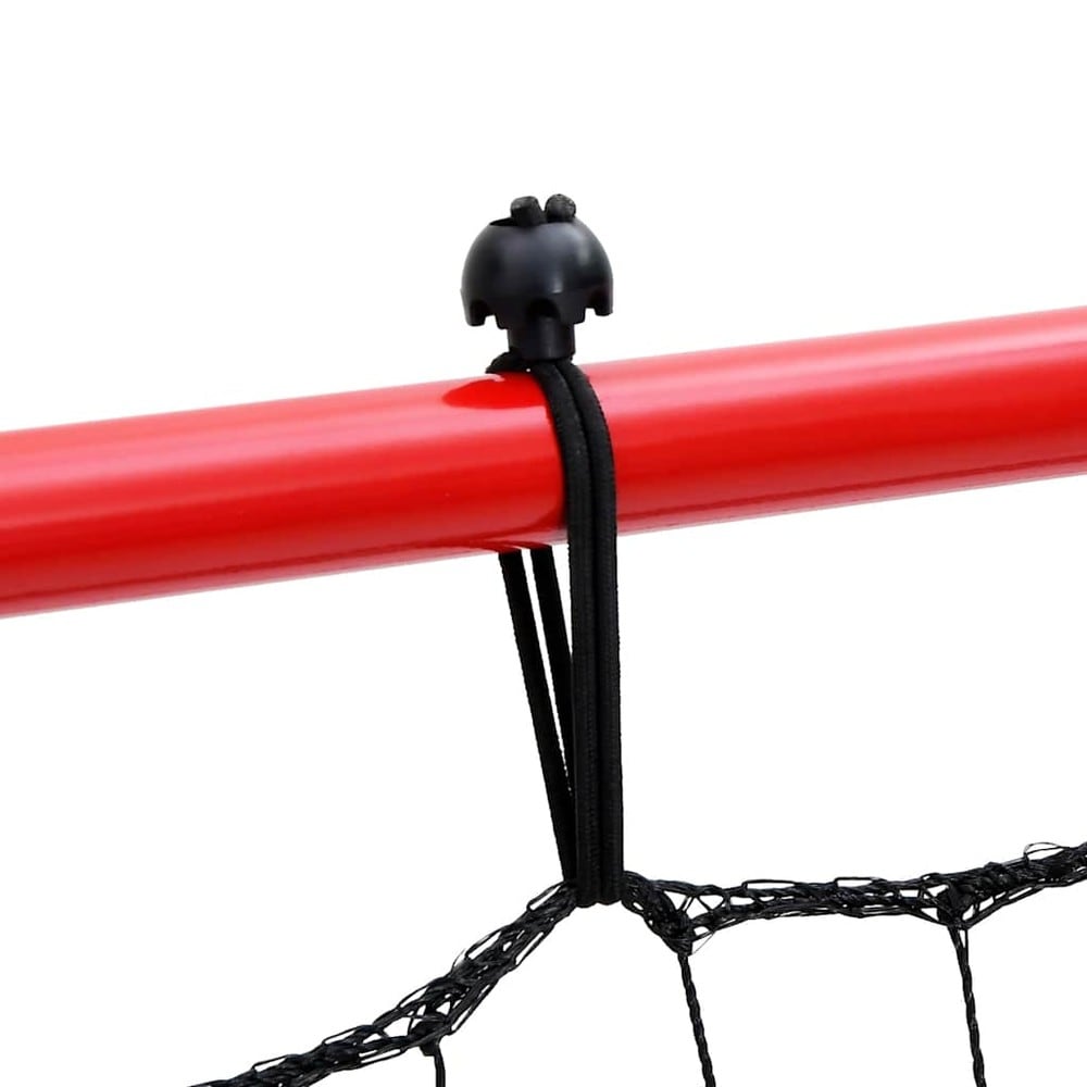 Fotballrebounder 100×100 cm / treningsnett for fotball / kickback-rebounder – Rød