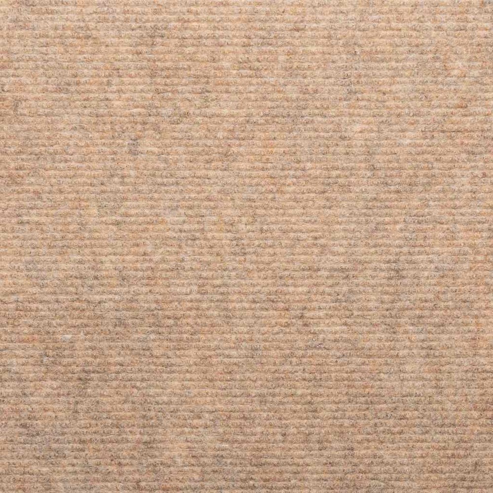 15 st trappstegsmattor 56×17×3 cm / självhäftande trappmattor i nålfilt – Beige