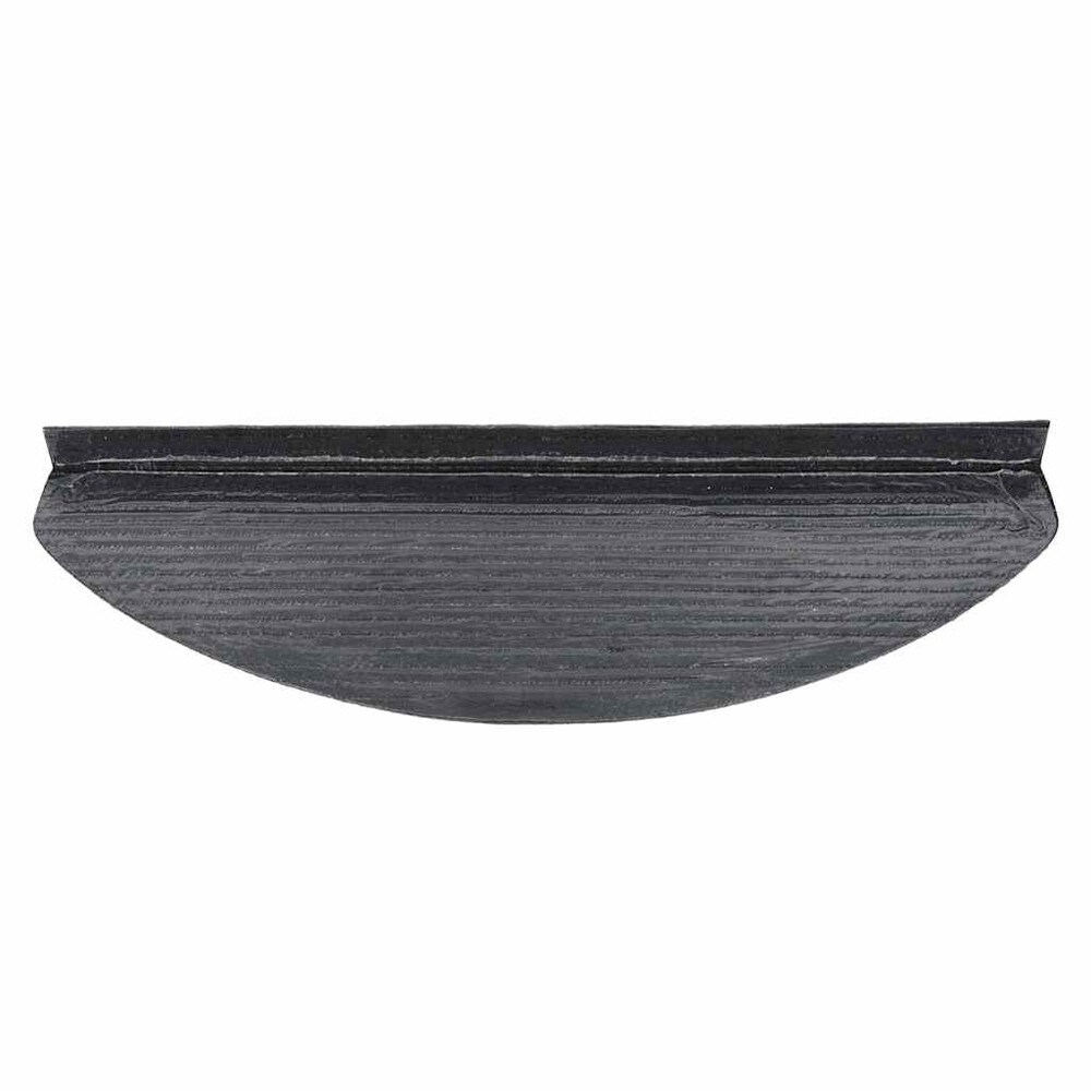 15 st trappstegsmattor 65×22,5×3,5 cm / självhäftande trappmattor i nålfilt – Svart