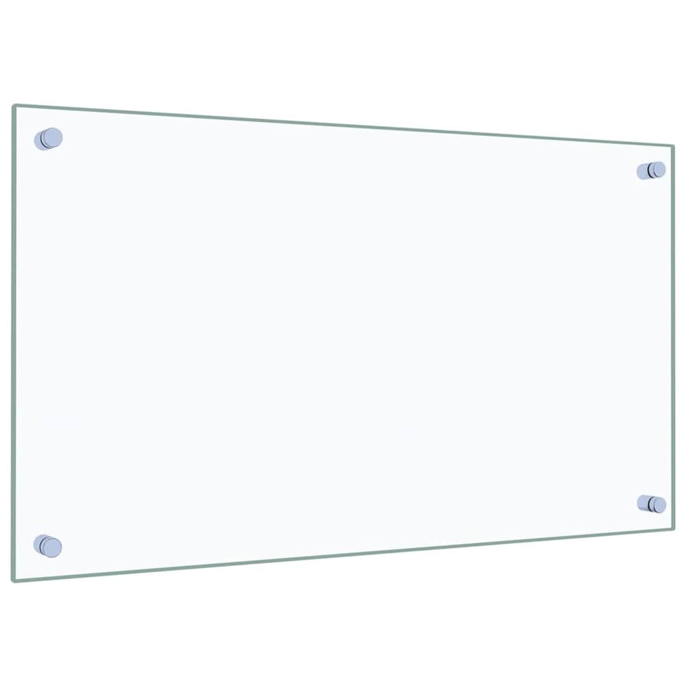 Stänkskydd i härdat glas 70×40 cm / skydd för köksvägg / väggskydd – Transparent