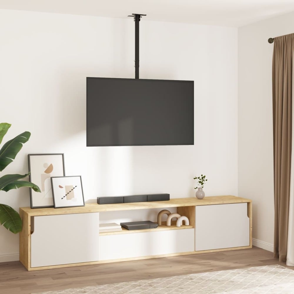 Takfäste för 32–65 tum TV upp till 40 kg / vridbart och justerbart TV-fäste / VESA-fäste – Svart