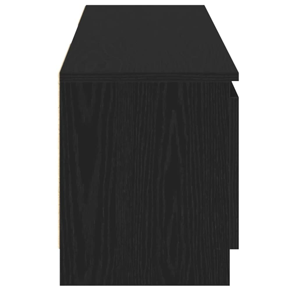 TV-bänk 120×30×36 cm / mediabänk med RGB LED-belysning och förvaring – Svart