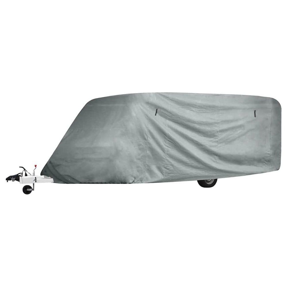 Campingvogntrekk M 610×230×220 cm / presenning / overtrekk for campingvogn 5,18–6,09 m – Grå