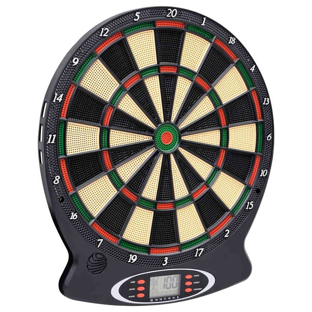 Elektronisk darttavla med 6 pilar / 18 dartspel och LCD-display / dart för upp till 8 spelare