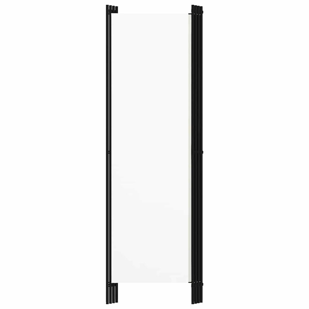 Rumsavdelare 4 paneler 200×180 cm / vikvägg / skärmvägg / insynsskydd – Vit