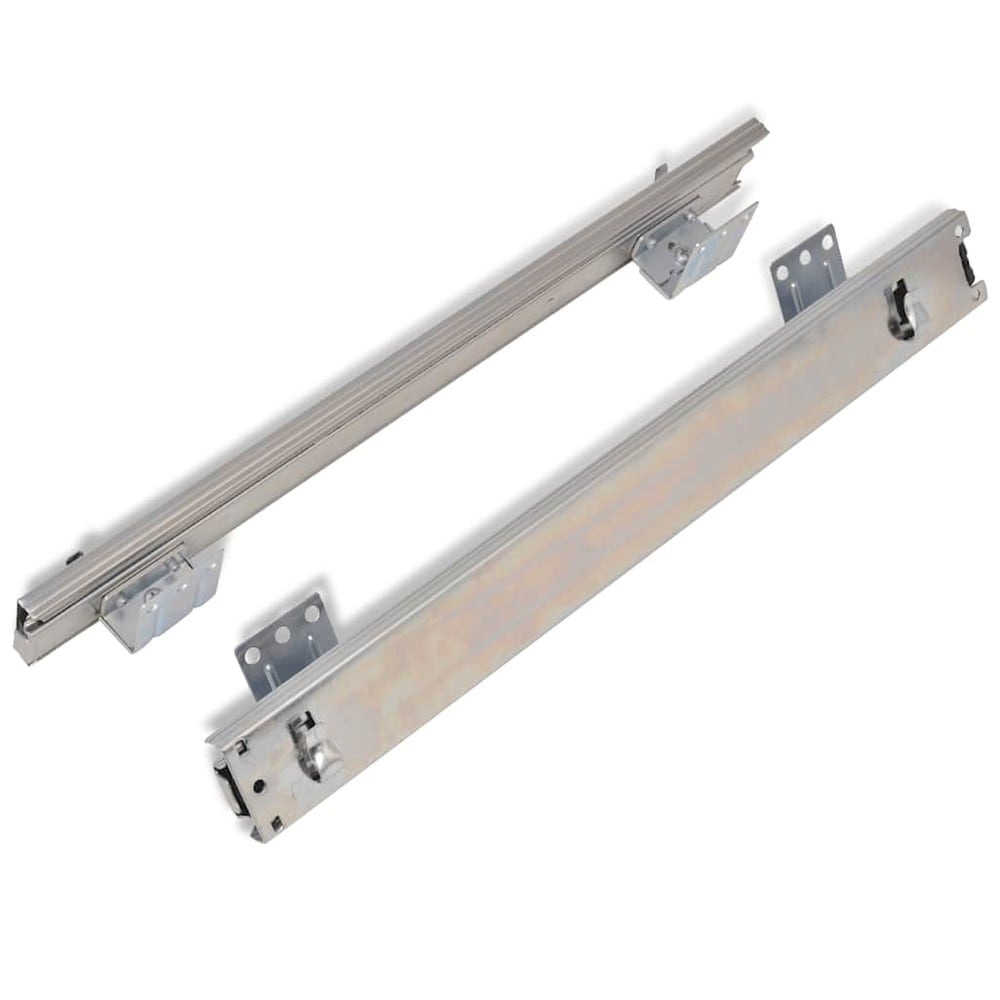2 st Utdragbara trådkorgar för 60 cm skåp / skåpkorgar för köksskåp – Silver