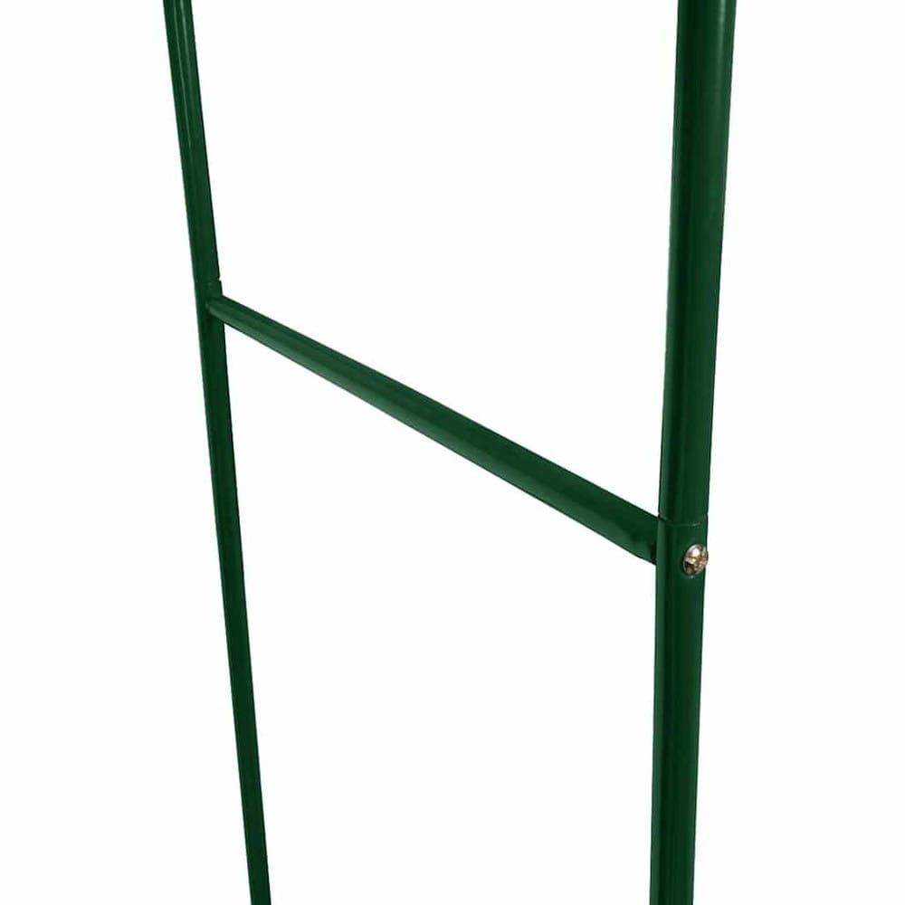2 st rosenbågar 140×39×240 cm / spaljébågar för rosor och klätterväxter – Grön