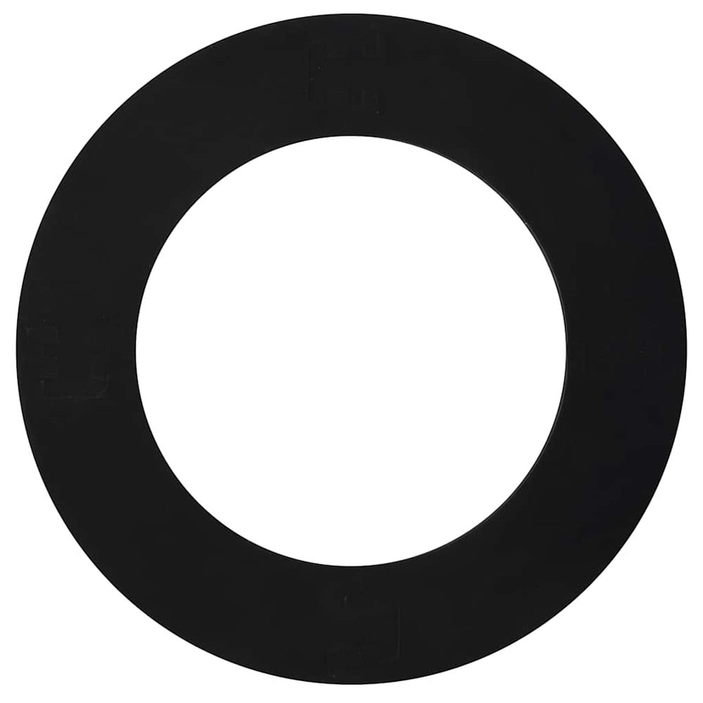 Väggskydd för darttavla Ø70,5 cm / skyddsring / dart surround i EVA-skum – Svart