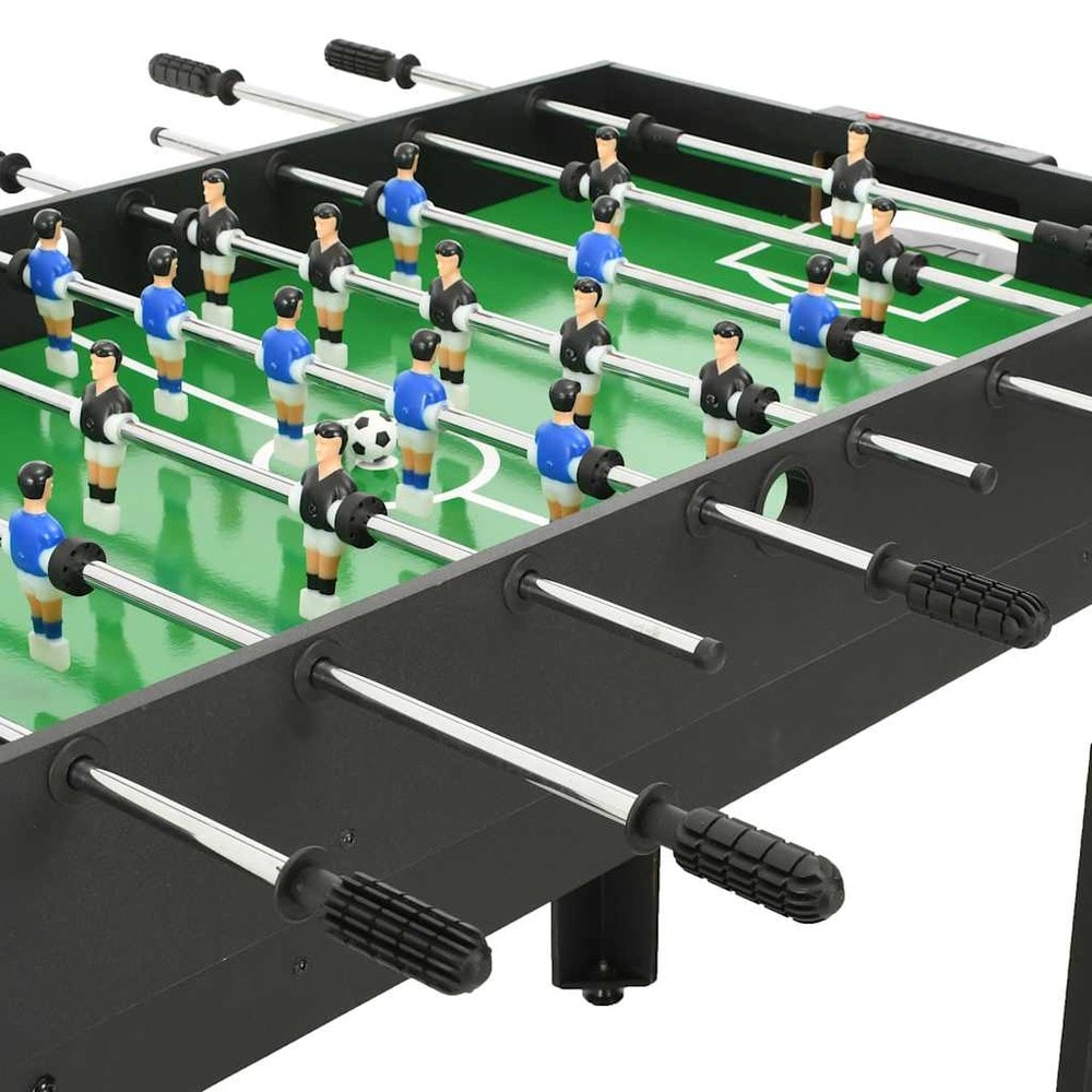 Multispelbord 15-i-1 121×61×82 cm / spelbord med 15 olika spel – Svart