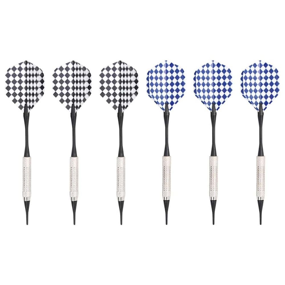 Elektronisk darttavla med 6 pilar / dartspel med 26 spel, LCD-display och automatisk poängräkning