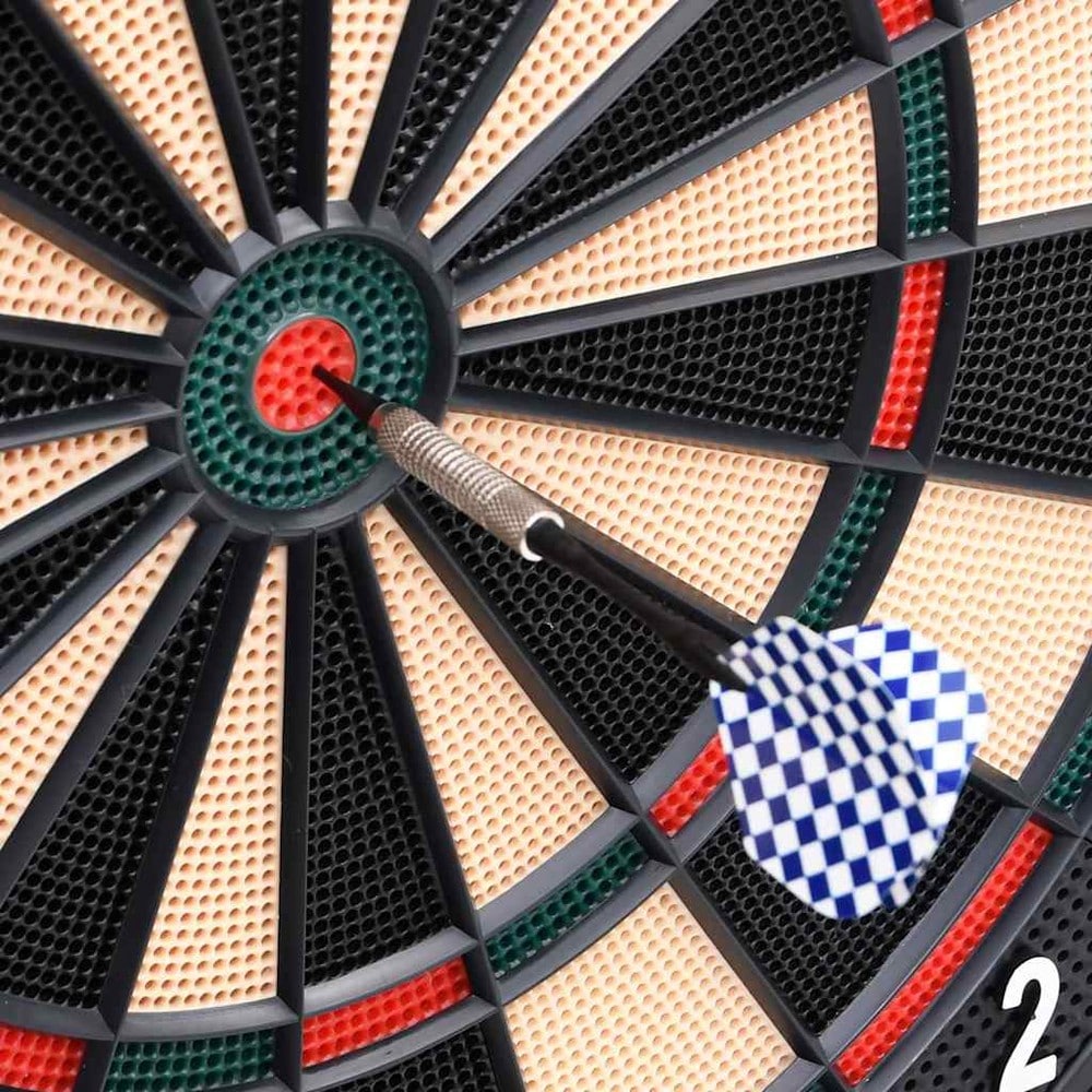 Elektronisk darttavla med 6 pilar / dartspel med 26 spel, LCD-display och automatisk poängräkning