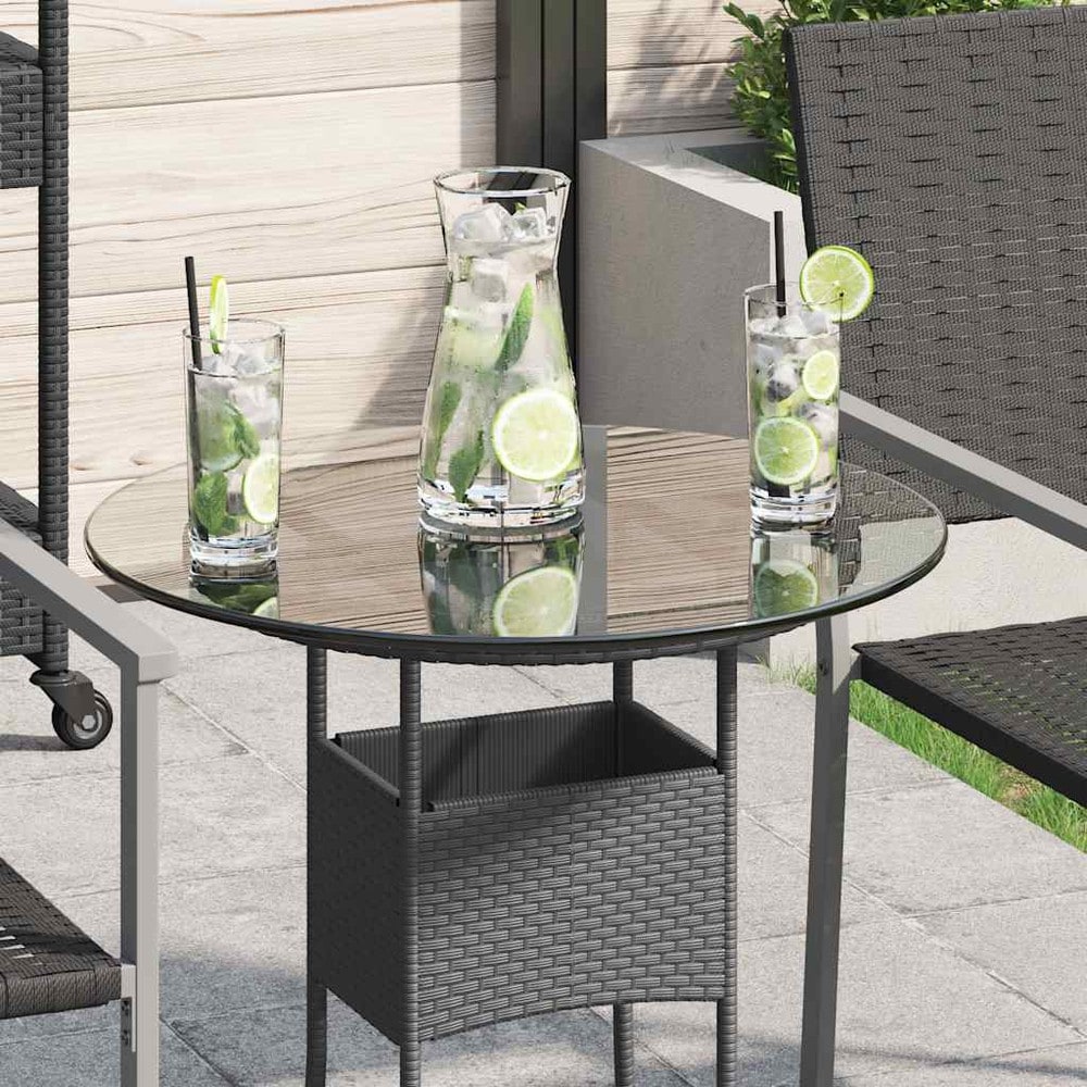 Rund bordsskiva i härdat glas Ø50 cm / glasskiva för bord – Transparent