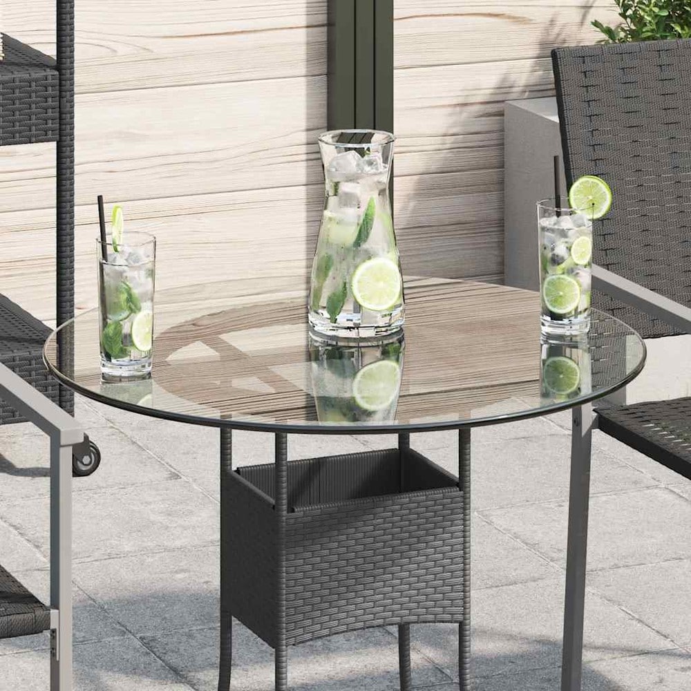 Rund bordsskiva i härdat glas Ø60 cm / glasskiva för bord – Transparent