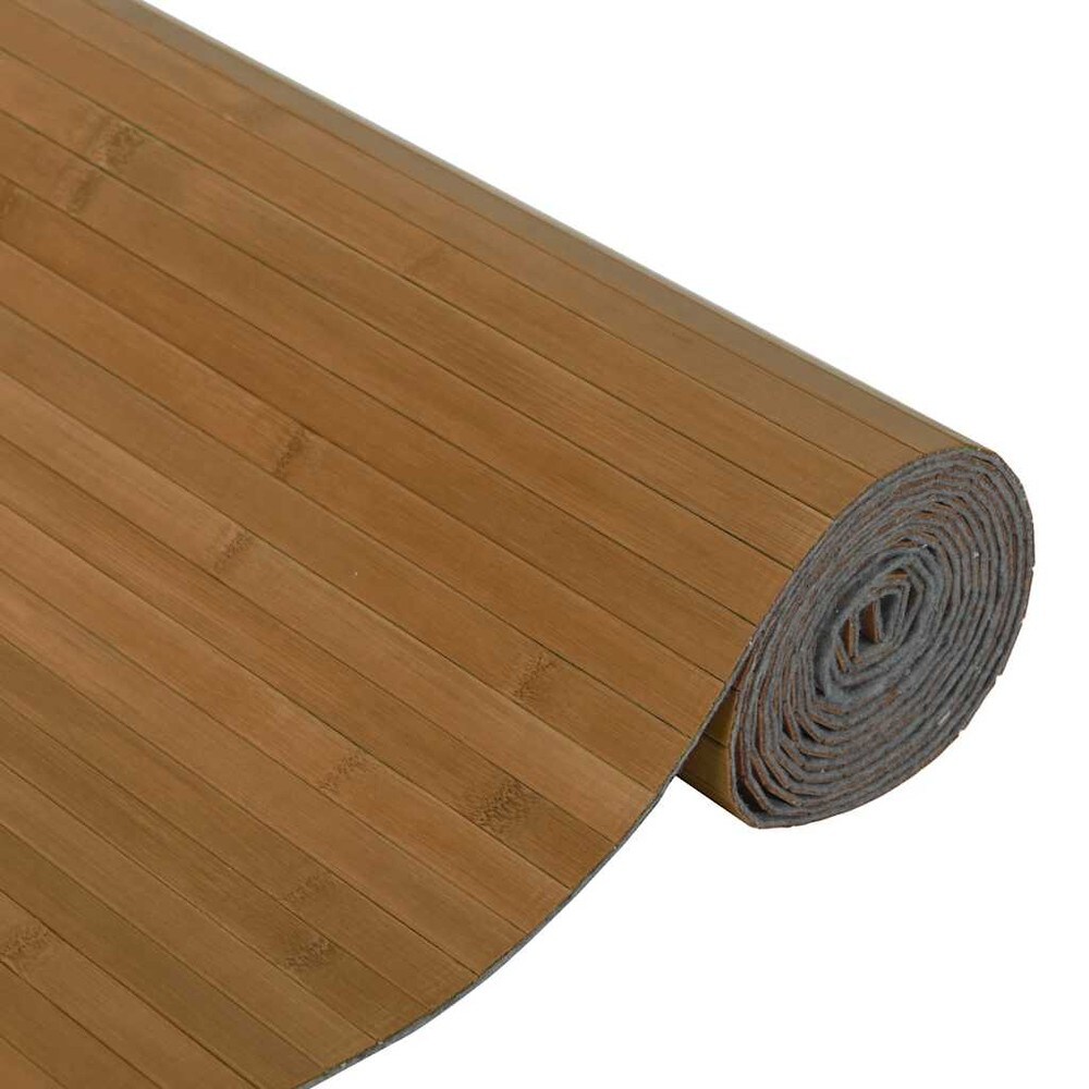 Rumsavdelare i bambu 250×165 cm / skärmvägg / insynsskydd – Brun
