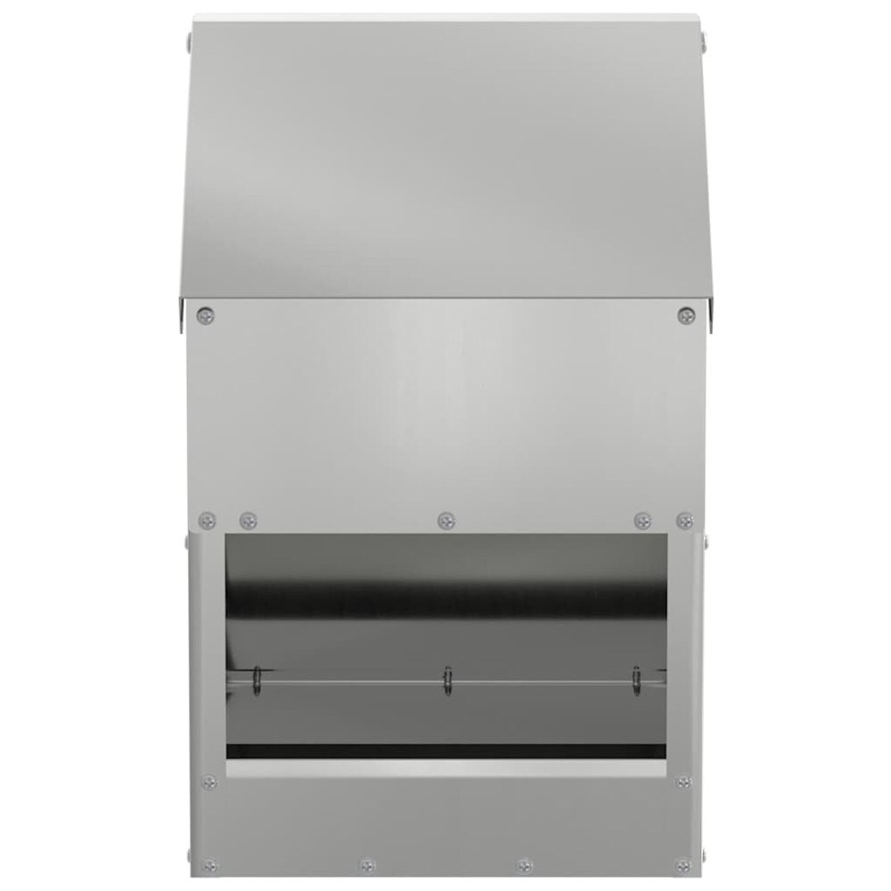 Foderautomat för höns i galvaniserat stål 3 kg / Fodertråg för höns / Hönsmatare