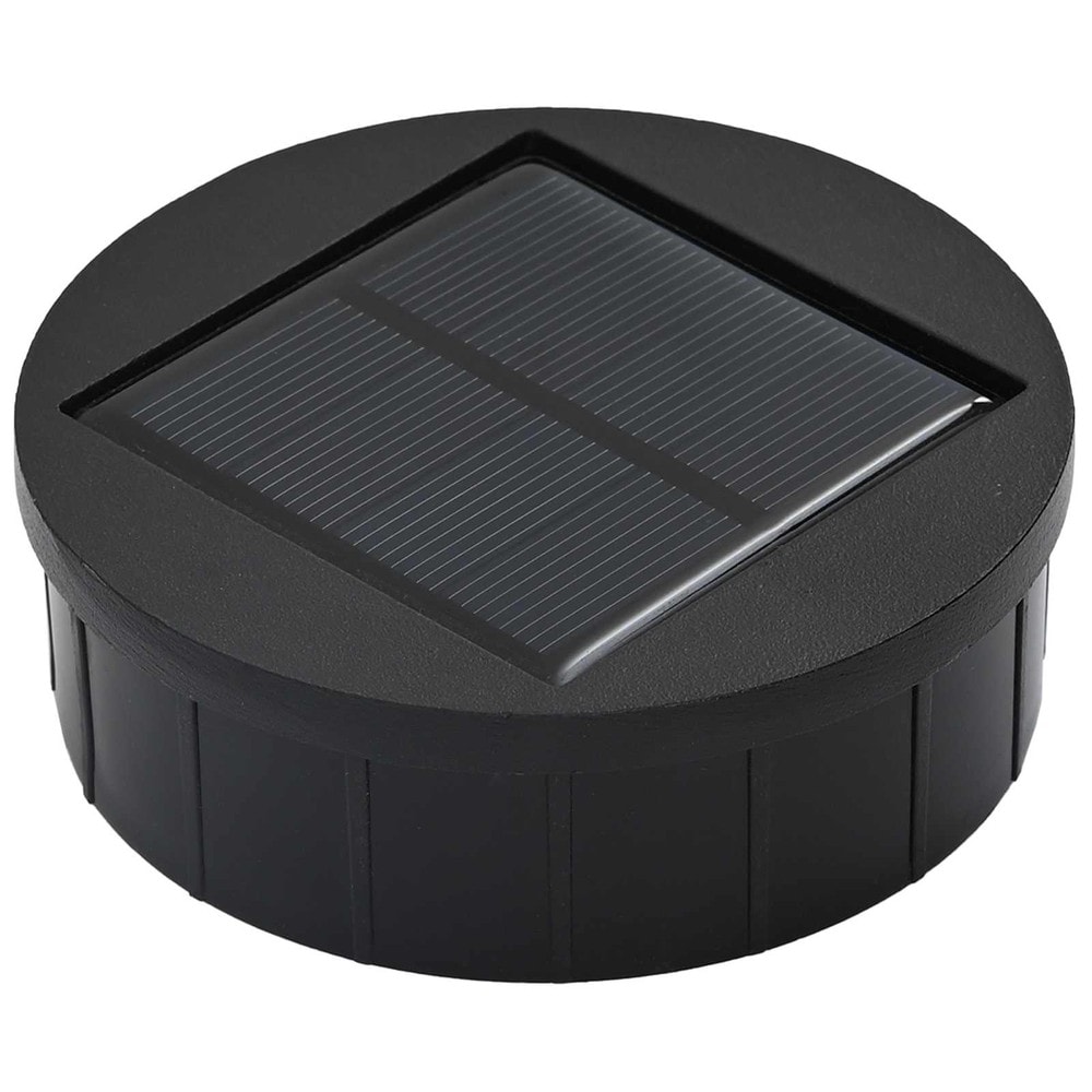 Solcellslampor för gång och rabatt 2-pack 50 cm - Svart / Solcellspollare / Gånglampor
