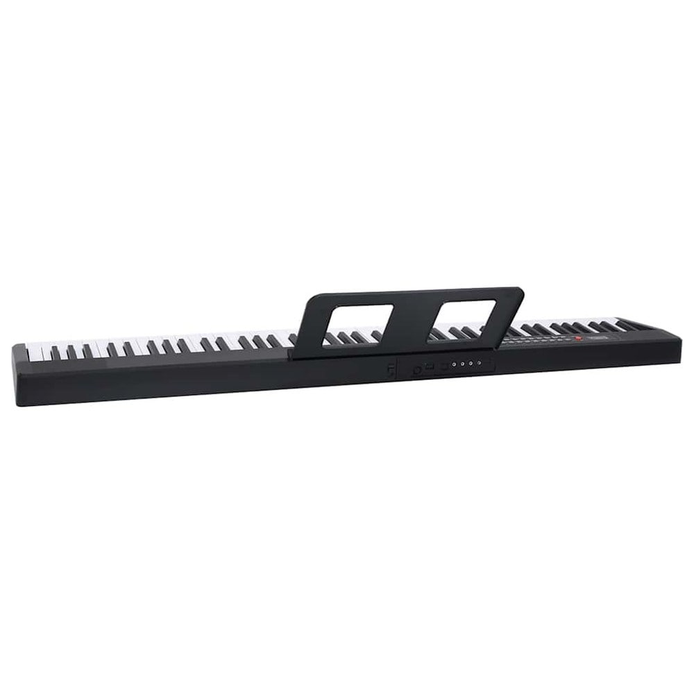 Hopfällbart keyboard med 88 tangenter och notställ / Portabelt elpiano / Vikbar klaviatur