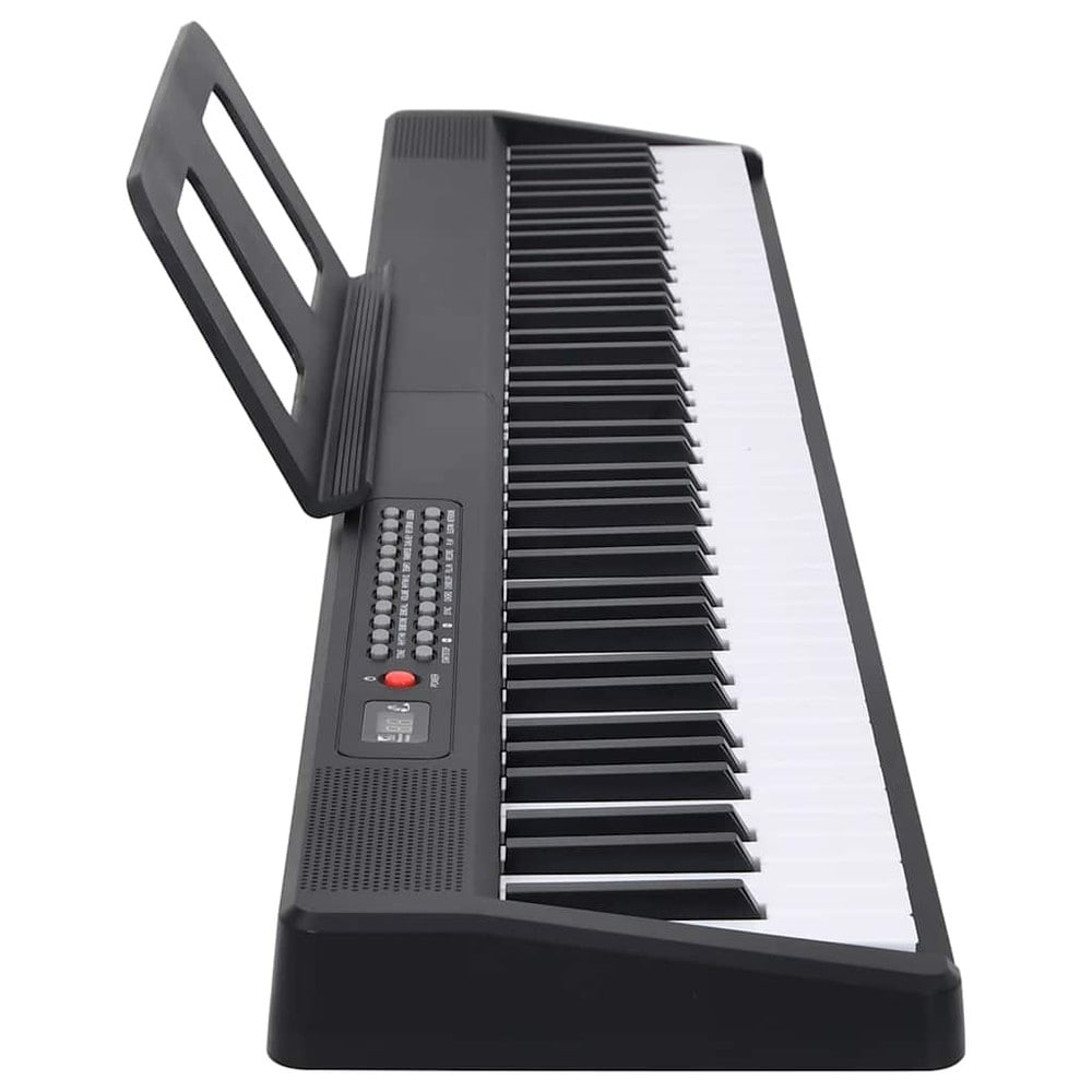 Hopfällbart keyboard med 88 tangenter och notställ / Portabelt elpiano / Vikbar klaviatur