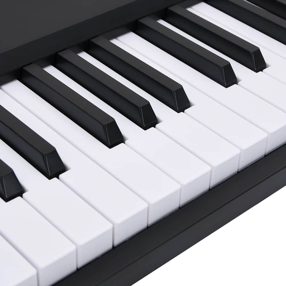 Hopfällbart keyboard med 88 tangenter och notställ / Portabelt elpiano / Vikbar klaviatur