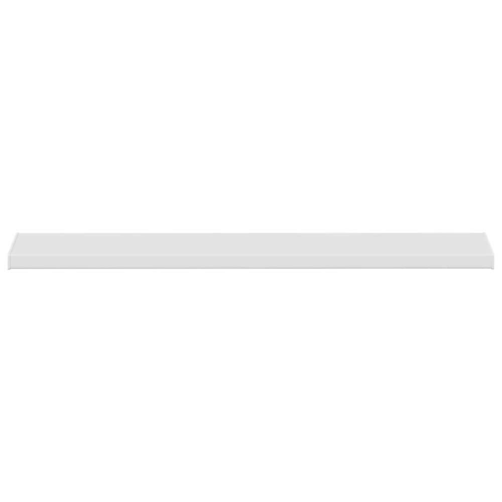 Fönsterbräda 120×20×4,5 cm / fönsterbänk i PVC med sidokapslar – Vit